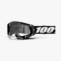 Очки 100% Racecraft 2 Goggle Black Clear Lens