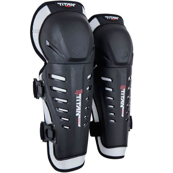 Наколенники подростковые FOX Titan Sport Knee/Shin Youth Guard, Черный One Size