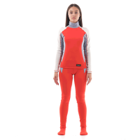 polartec orange grey women