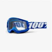 Очки 100% Strata 2 Goggle Blue  Clear Lens