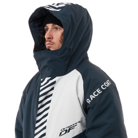 Плащ зимний RACE COAT Man Black - White 3