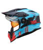 Шлем RSX Iceman H-331 Winter red blue 1